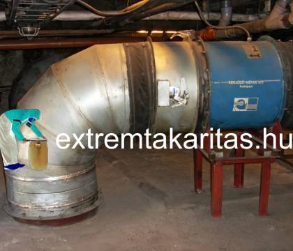 Korom és pormentesítés után