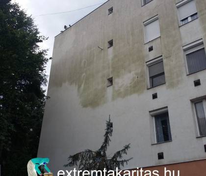 Homlokzat tisztítás