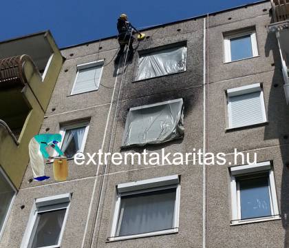 Korom eltávolítás homlokzatról