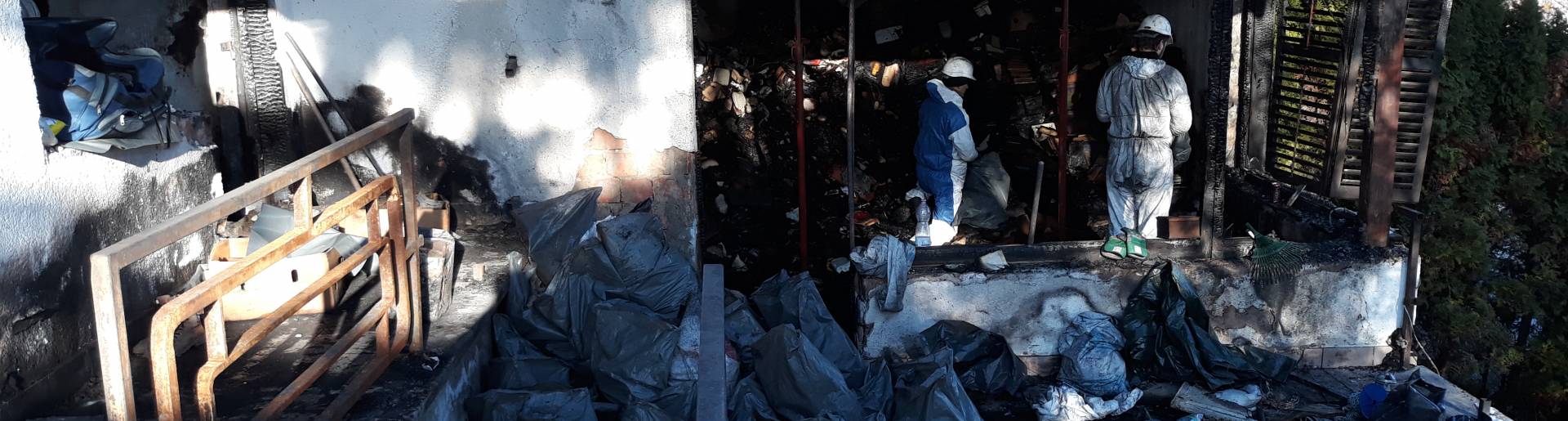 Tűz utáni takarítás