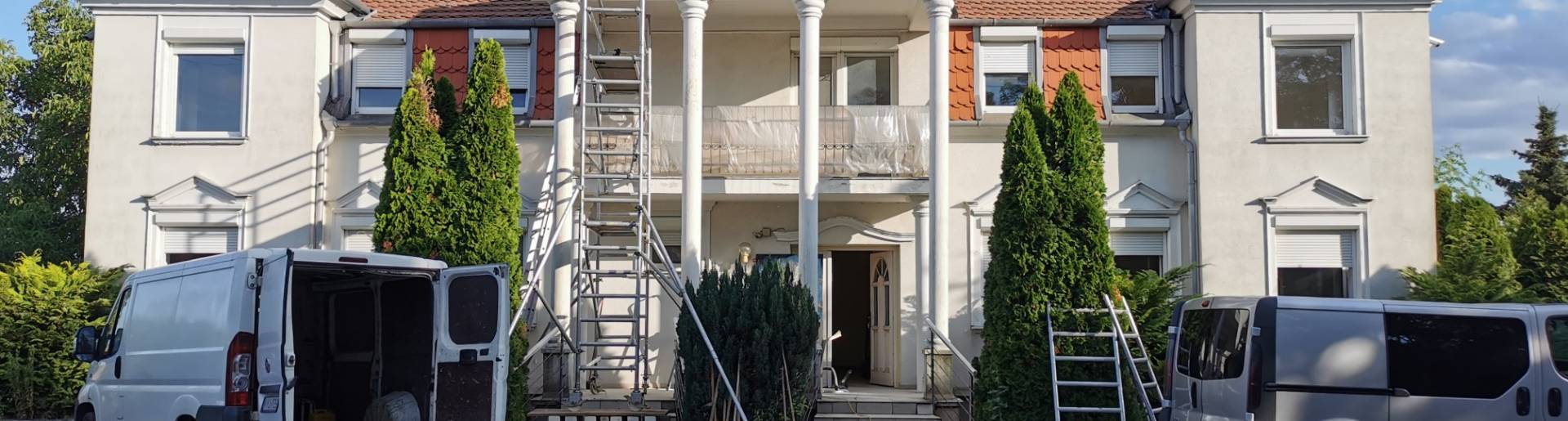 Homlokzat tisztítás, felújítás